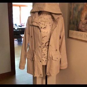 Market and Spruce Linen anorak jacket